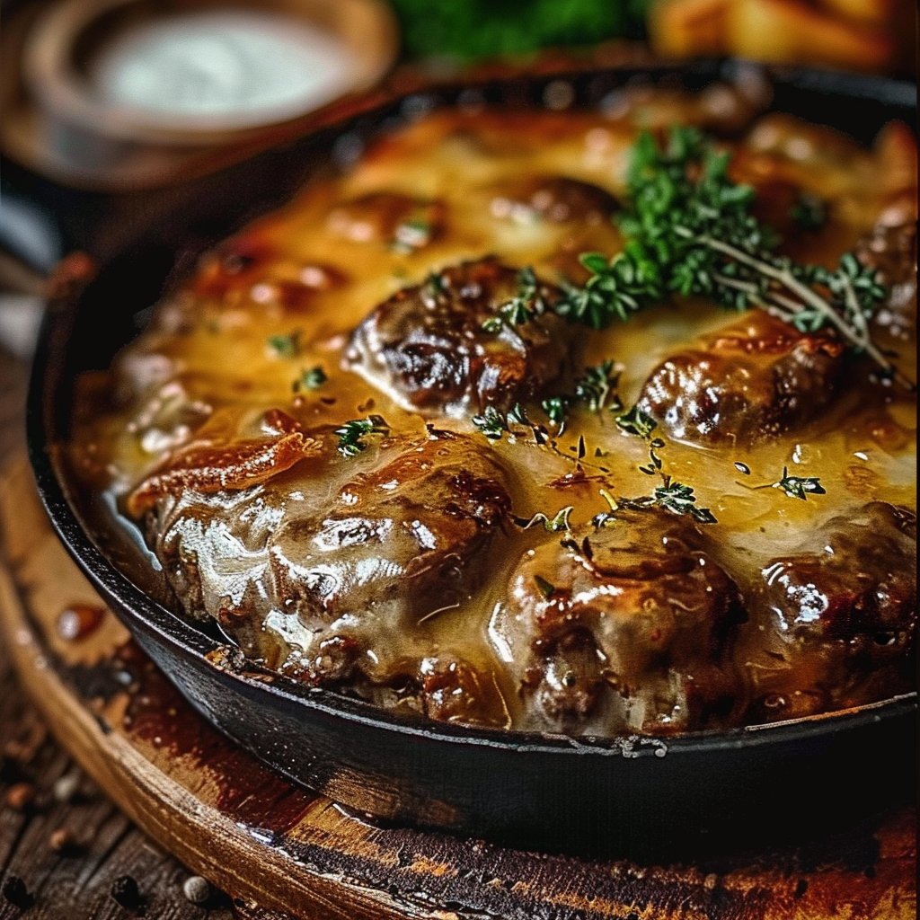 Amish Hamburger Steak Bake