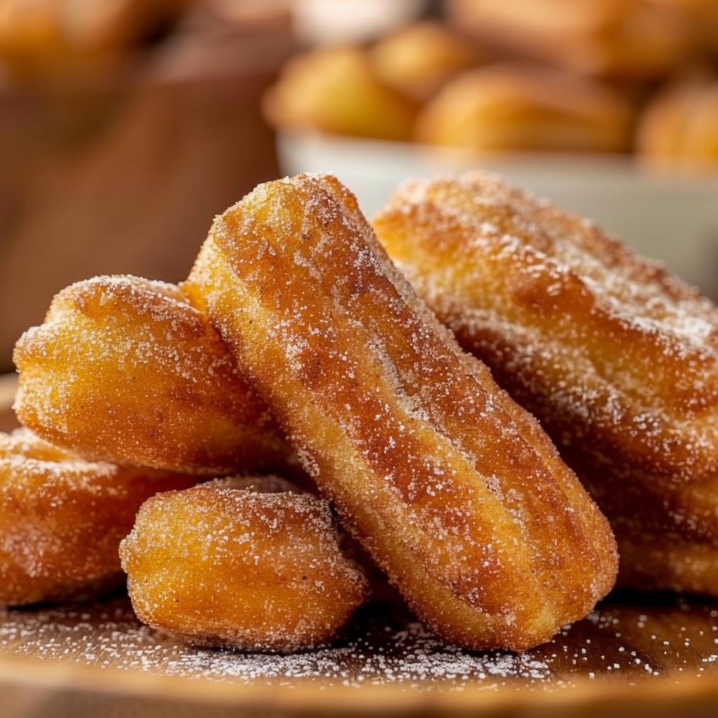 Healthy Baked Churro Bites