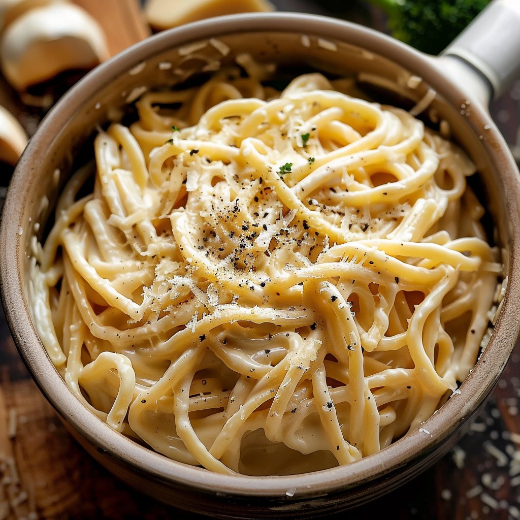 Instant Pot Creamy Garlic Pasta