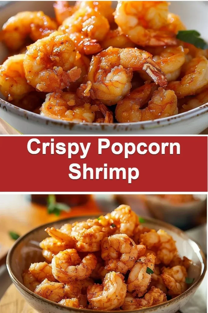 Delicious crispy popcorn shrimp served with dipping sauce on a plate.
