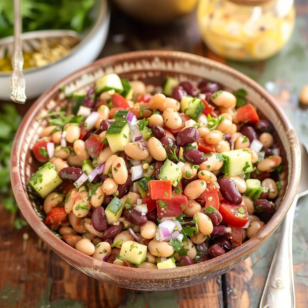Mediterranean Bean Salad