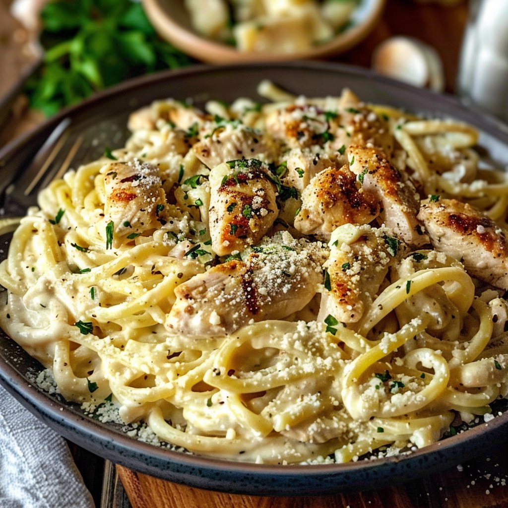 Creamy Garlic Parmesan Chicken Pasta in 30 Minutes Flat