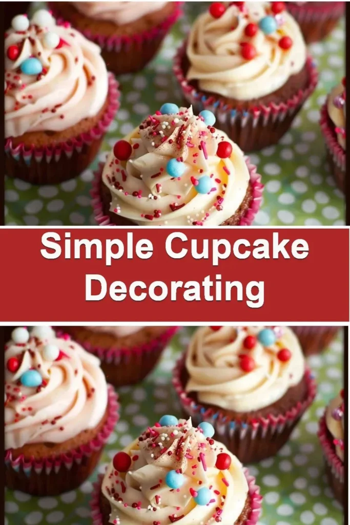Colorful cupcakes decorated simply for any occasion
