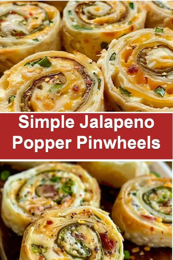 Delicious jalapeno popper pinwheels served on a platter
