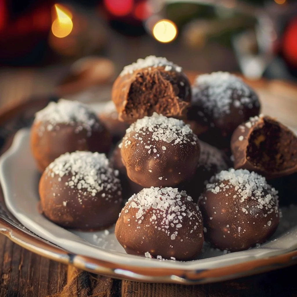 Festive Speculoos Balls chocolates for Christmas decorations and gifting