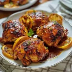 Sweet Heat Whole Roasted Chicken garnished with herbs and spices