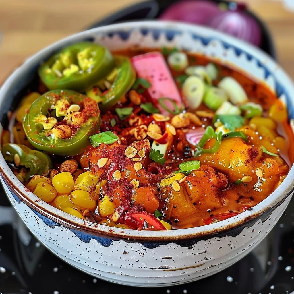 Low Carb Spicy TikTok Spicy Bowls ready to serve with fresh ingredients