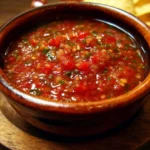 Delicious homemade roasted salsa made with fresh ingredients