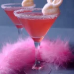 Delicious Drunk Bunny Cocktail served in a vibrant glass