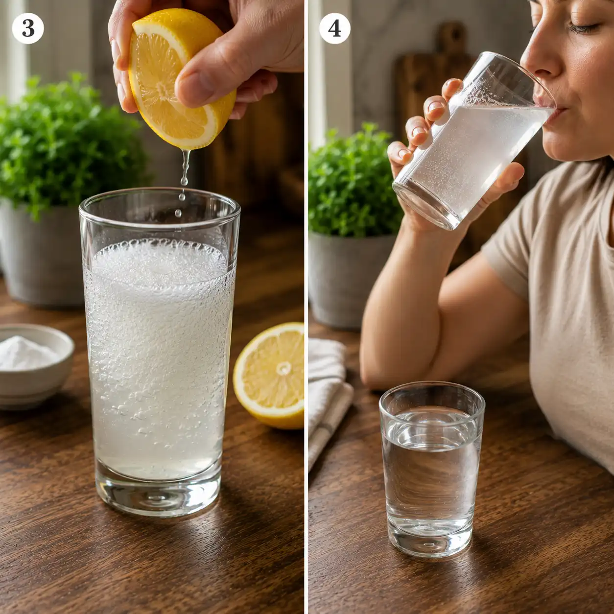 baking soda and lemon juice for weight loss recipe preparation step 2