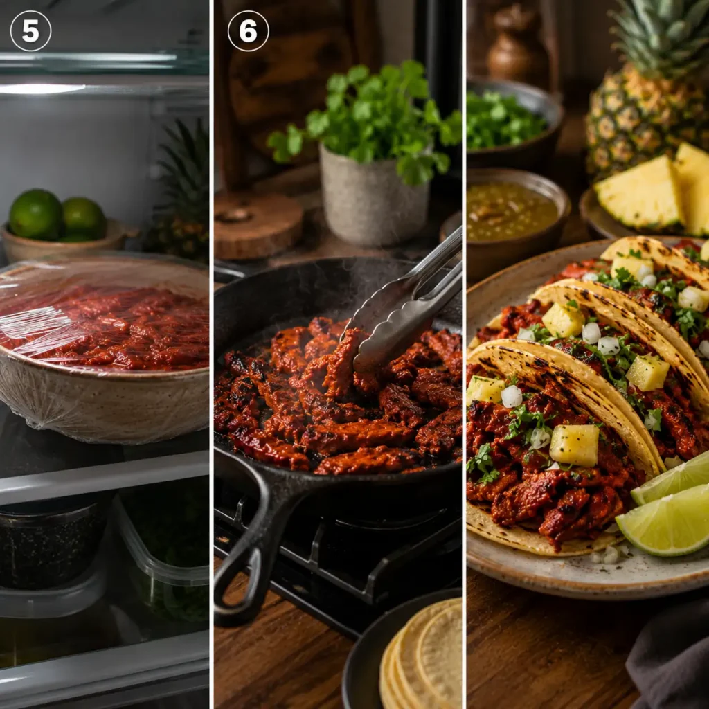 pastor taco recipe preparation step 3