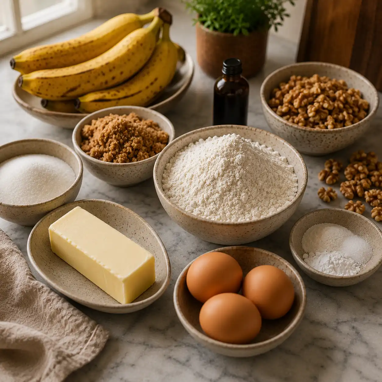 banana nut bread recipe ingredients