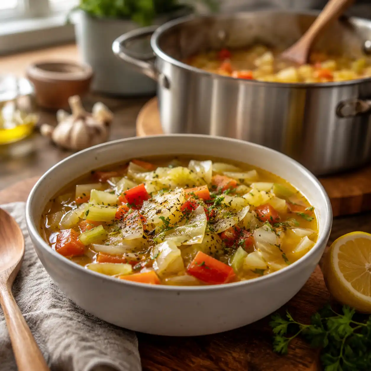 recipe for cabbage soup weight loss recipe featured image