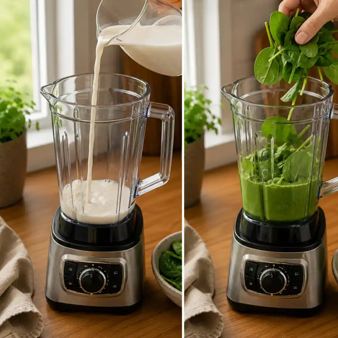 recipe for green smoothie preparation